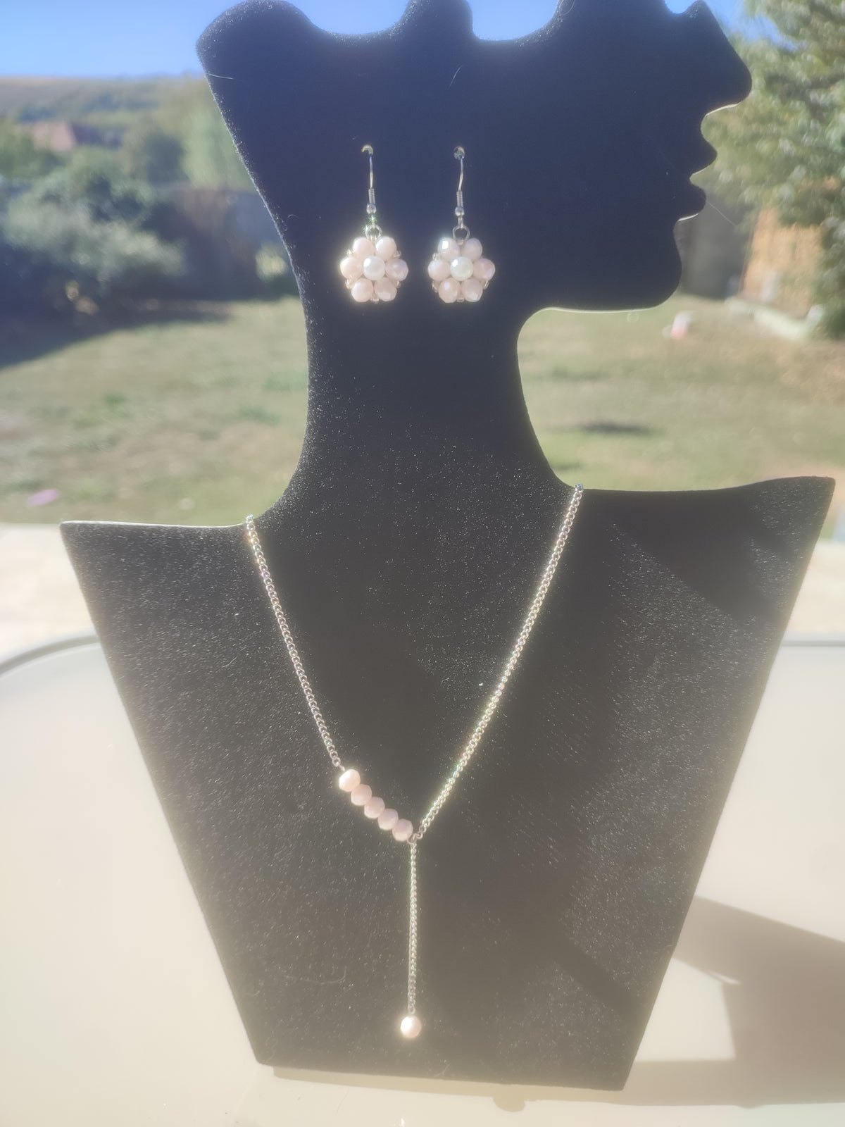 Set Bijuterii – Cercei și Colier Y