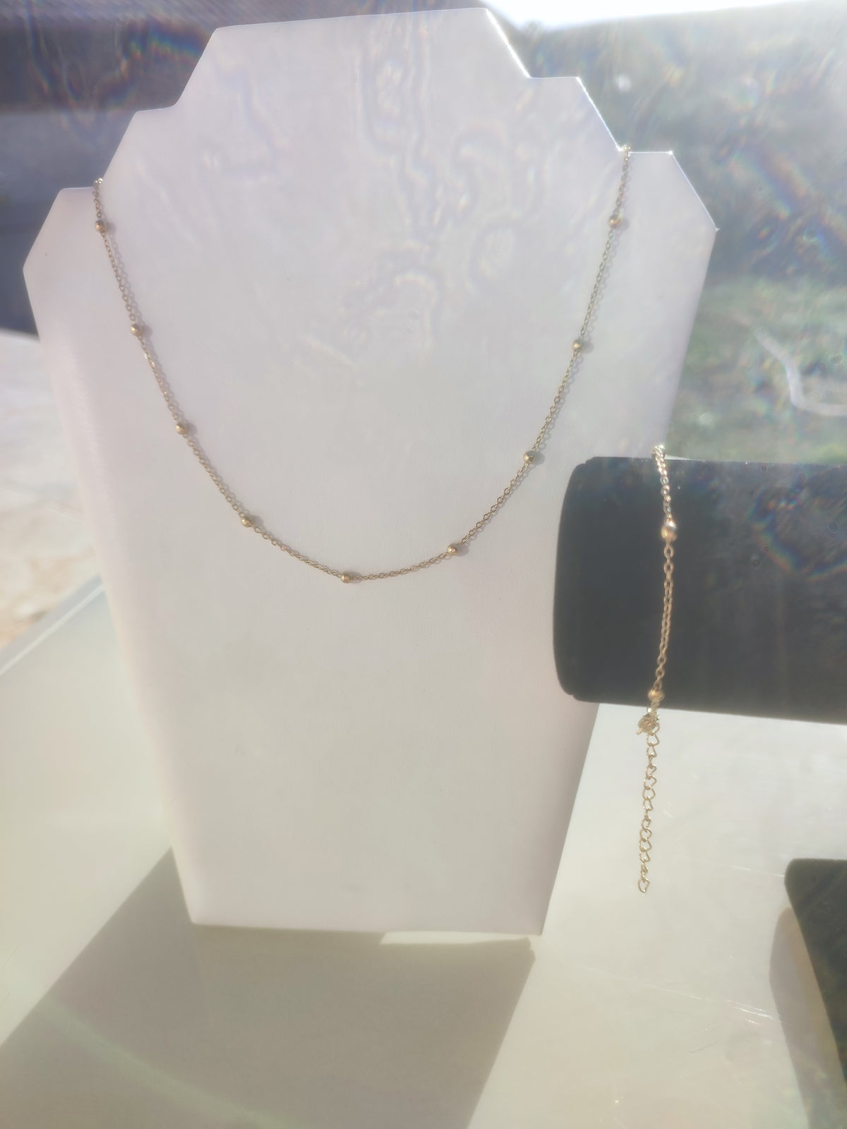 Set bijuterii colier și brățară – Oțel inoxidabil 316L, placat cu aur 18K